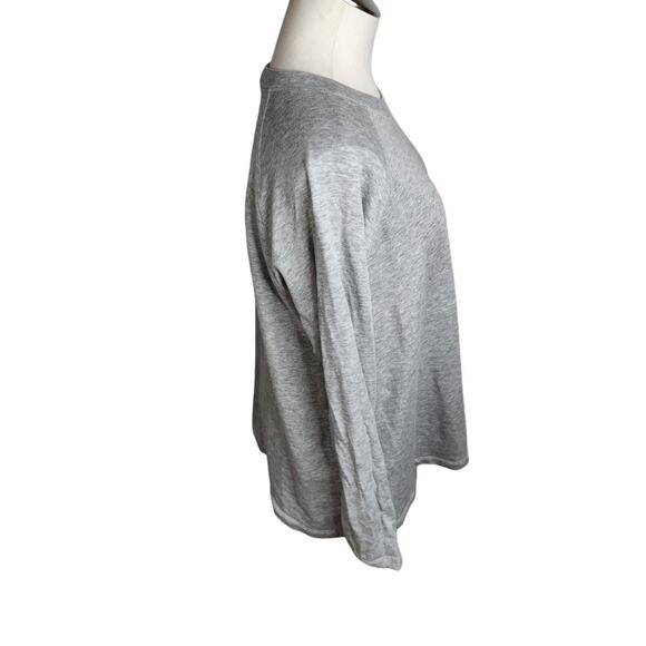 Eileen Fisher Crewneck Sweatshirt Womens Size Small Gray Organic Tencel Blend - Picture 4 of 10